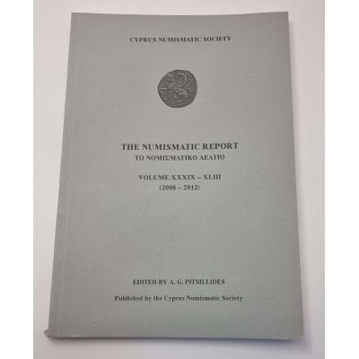 CYPRUS NUMISMATIC SOCIETY YEAR BOOK REPORT COINS 2008 - 2012 OUT OF PRINT