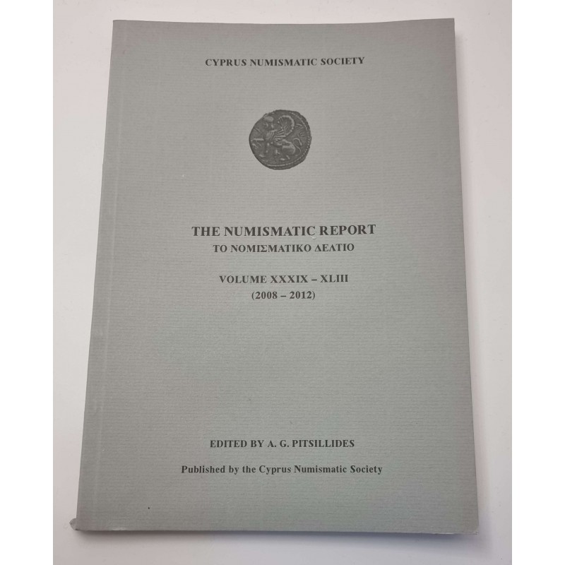 CYPRUS NUMISMATIC SOCIETY YEAR BOOK REPORT COINS 2008 - 2012 OUT OF PRINT ANTIQUES & OTHER COLLECTIBLES