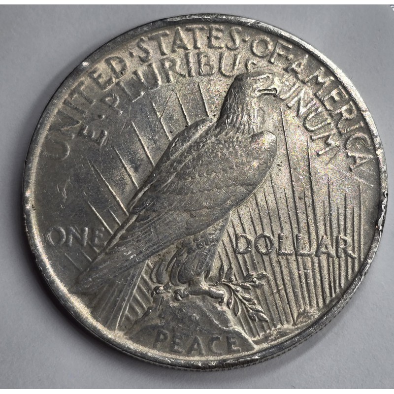 USA AMERICAN SILVER PEACE DOLLAR 1923 COIN WORLD COINS
