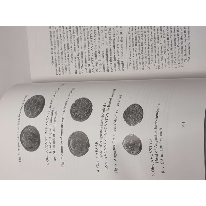 THE ROMAN COINAGE OF CYPRUS BOOK BY DANIELLE A PARKS OUT OF PRINT 2004 