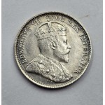 Canada 1909 King Edward Silver coin 5 Cents maple leaves UNC WORLD COINS