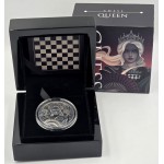 NIUE 2025 $1 Chess QUEEN 1oz Silver Black Proof Coin GOLD AND SILVER BULLION