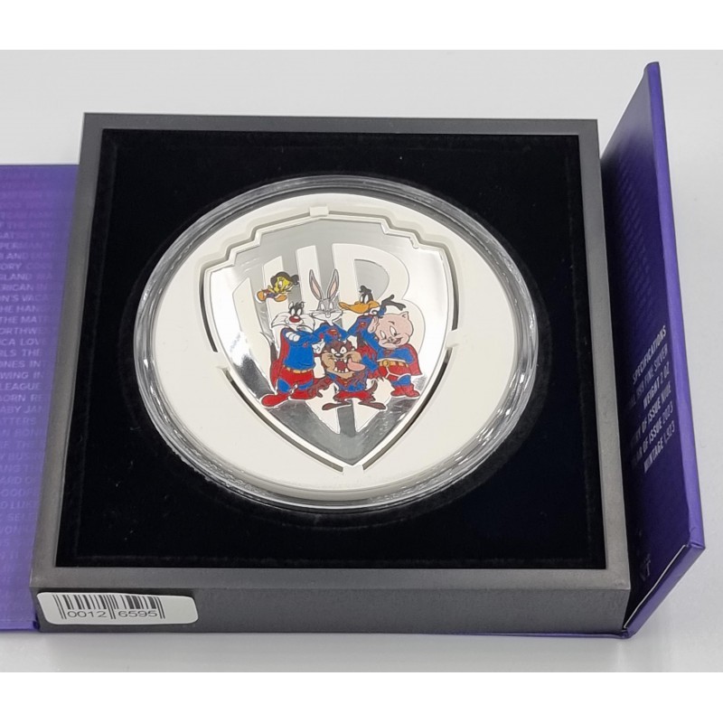 SUPERMAN Looney Tunes Mashups 2 Oz Silver Coin Niue 2023 GOLD AND SILVER BULLION