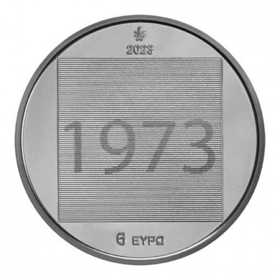 GREECE 2023 6 EURO POLYTECHNIC UPRISING SILVER PROOF COIN