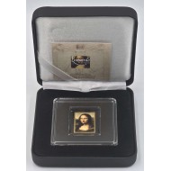 Tokelau Coin Bar 1/500 .999 Gold Mona Lisa Da Vinci