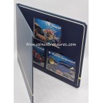 Coral Fish 1/1000 Oz .999 Gold 3 coin cards Album GOLD AND SILVER BULLION