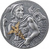 Hermes Great Greek Mythology 3 Oz Silver Coin Cameroon 2024