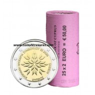 Cyprus 2026 Presidency of Council of Europe 2 euro Roll of 25