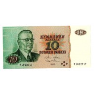 FINLAND 10 MARKKAA 1985 UNC BANKNOTE p111