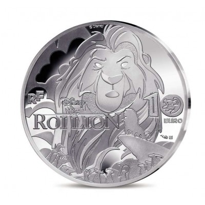 France 2024 Disney The Lion King 30th anniversary Silver Coin