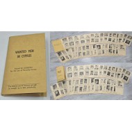 WANTED MEN OF CYPRUS 1955 EOKA FIGHTERS POCKET BOOKLET