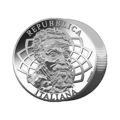 Italy 550th Anniversary Michelangelo silver 1 kg 25 Euro coin 2025
