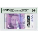 Gibraltar 2015 (ND 2017) P40a PMG Gem UNC 66 EPQ 100 Pounds QEII QUEEN ELIZABETH Banknote WORLD BANKNOTES