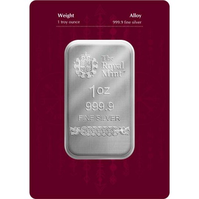 UK Norse Gods Loki 1 oz Silver Bar .999 Royal mint