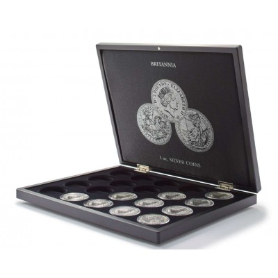 Volterra Presentation case for 20 silver coins Britannia in capsules