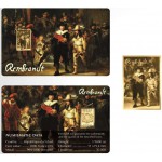 Nightwatch By Rembrandt 1/1000 Oz 999 Gold Coin Bar GOLD AND SILVER BULLION