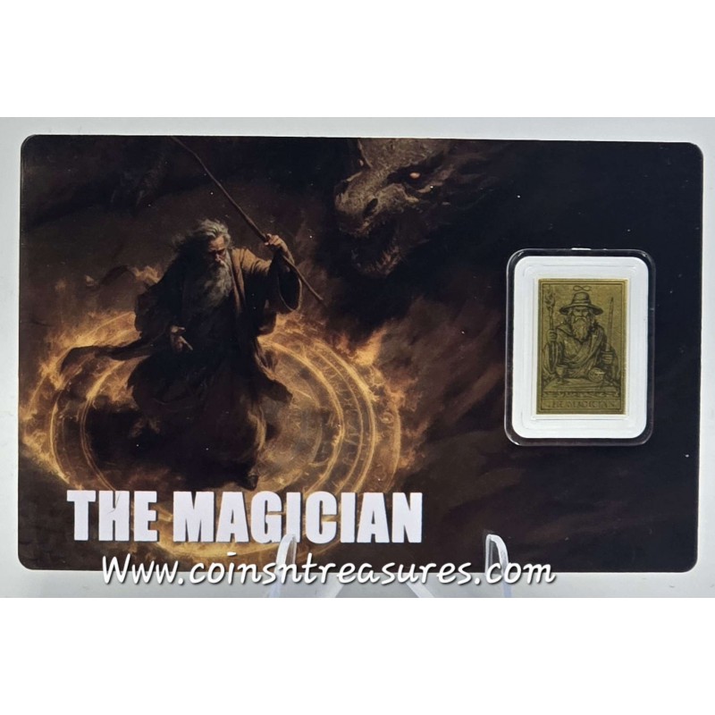 MAGICIAN 1/1000 Oz Gold Coin $12 Liberia 2026 GOLD AND SILVER BULLION