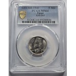 EGYPT 1941 KING FAROUK 5 MILS COIN PCGS MS64 TOP WORLD COINS