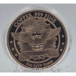 Trade Dollar 1 oz 999 Fine Copper coin Round GOLD AND SILVER BULLION