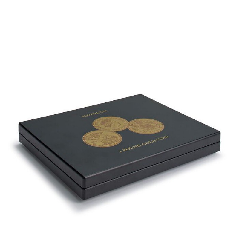 VOLTERRA coin case for 12 Gold sovereigns in capsules GOLD AND SILVER BULLION