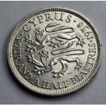 CYPRUS 4.5 SILVER PIASTRE COIN 1938 UNC WORLD COINS