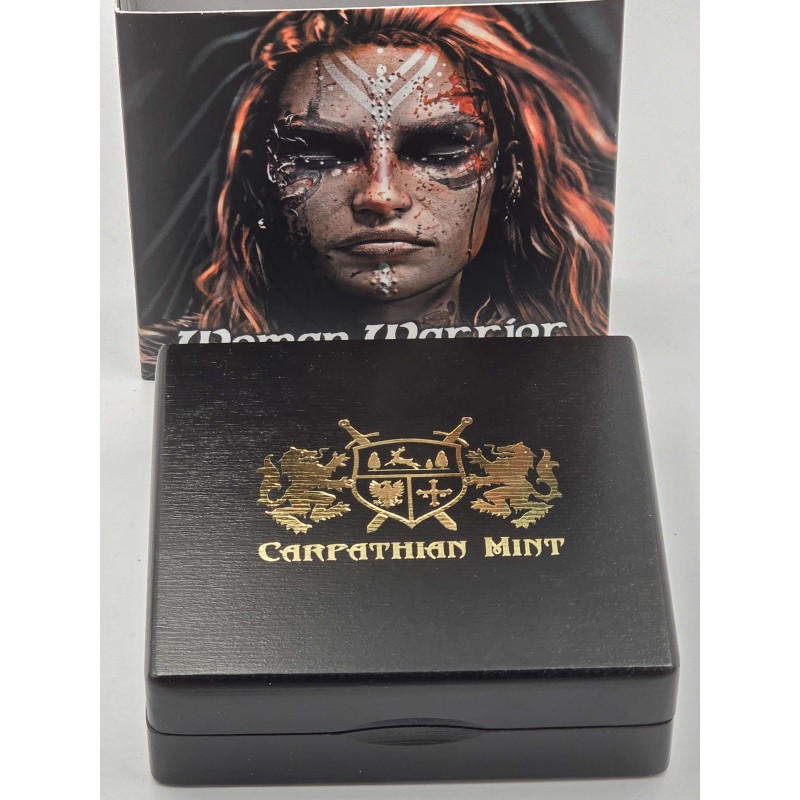 BOUDICA Woman Warrior 2 Oz Silver Coin Niue 2022 GOLD AND SILVER BULLION