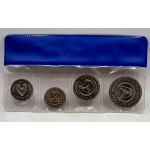 CYPRUS 1981 YEAR SET MILS COINS IN WALLET CASE WORLD COINS