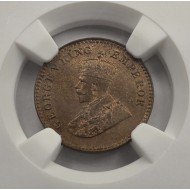 BRITISH INDIA 1/12 ANNA COIN 1936 B KGV NGC MS64RB