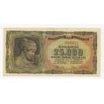 GREECE 25000 Drachmas 1943 P123 BANKNOTE UNC WWII WORLD BANKNOTES