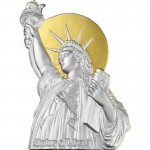 Statue Of Liberty Gold Plated 2026 Proof coin Samoa WORLD COINS