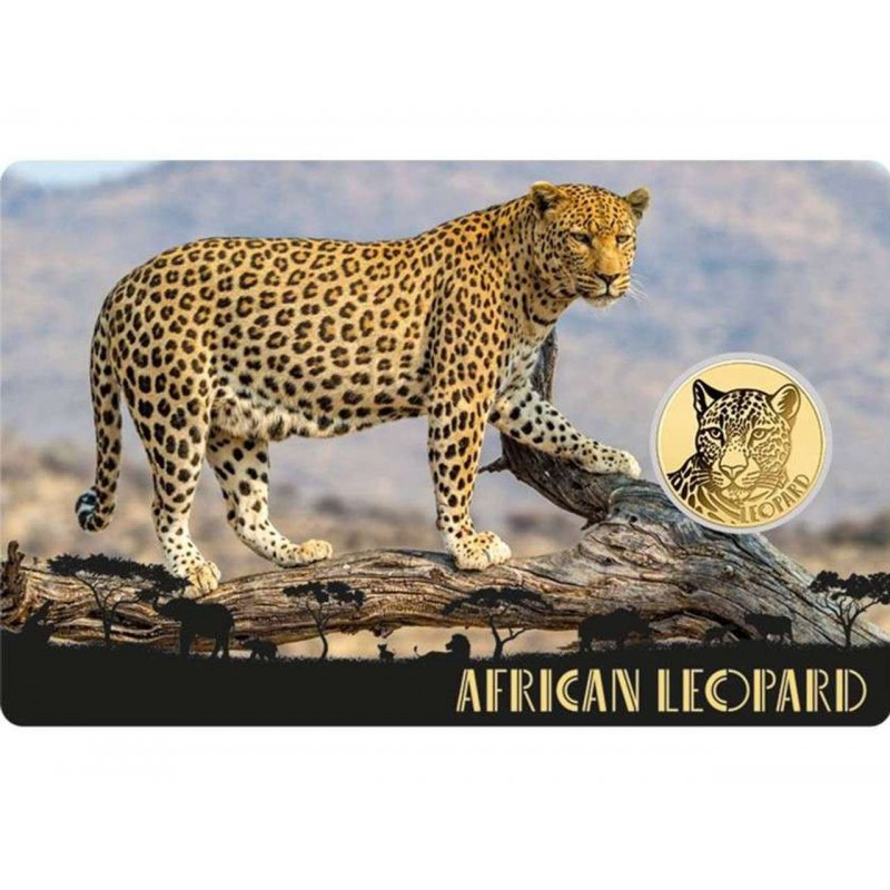 African Animals Big 5 collection 1/1000 Oz .999 Gold coins Album GOLD AND SILVER BULLION