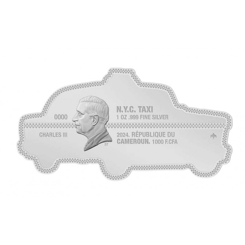 NYC Taxi 1 oz Pure Silver Coin - 2024 GOLD AND SILVER BULLION