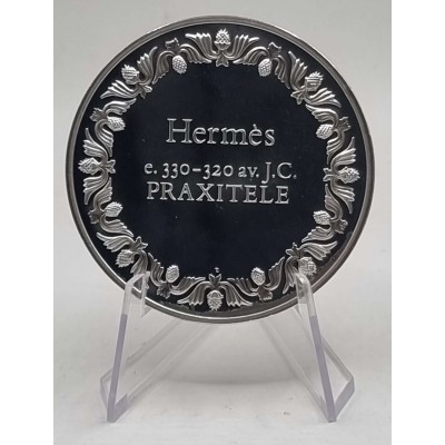 FRANKLIN MINT 100 Greatest Masterpieces Silver Proof Coin Series - HERMES PAR PRAXITELE