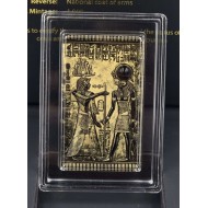 Egypt Icons of Heritage 2 Oz Silver Coin Bar 1000 Francs Mali 2022