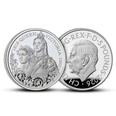 UK 2026 The Life of Queen Victoria £5 Silver Proof coin
