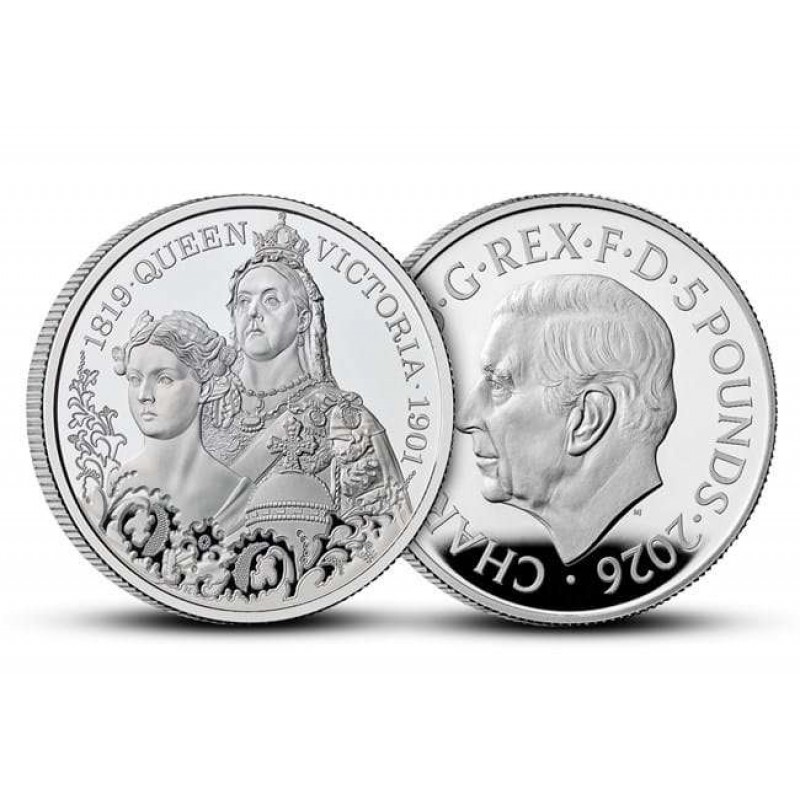 UK 2026 The Life of Queen Victoria £5 Silver Proof coin GOLD AND SILVER BULLION
