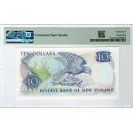 NEW ZEALAND 10 DOLLAR P172c 1989-92 BANKNOTE QEII PMG 67 EPQ WORLD BANKNOTES