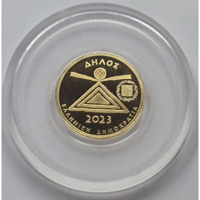 Greece 50 Euro Gold coin 2023 Cultural Heritage Delos