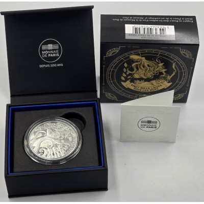 France 2025 Jules Verne 20,000 LEAGUES UNDER THE SEA Proof Silver Coin