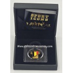 Belgium Golden Football Jersey 1/1000 Oz Gold Coin GOLD AND SILVER BULLION