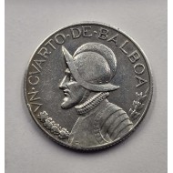 Panama 1/4 Balboa silver coin 1930 rare