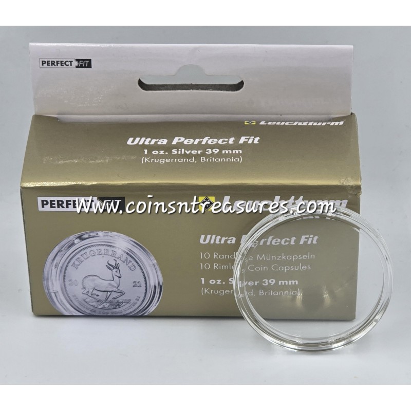 ULTRA PERFECT FIT premium coin capsules 39 mm Krugerrand ACCESSORIES & SUPPLIES