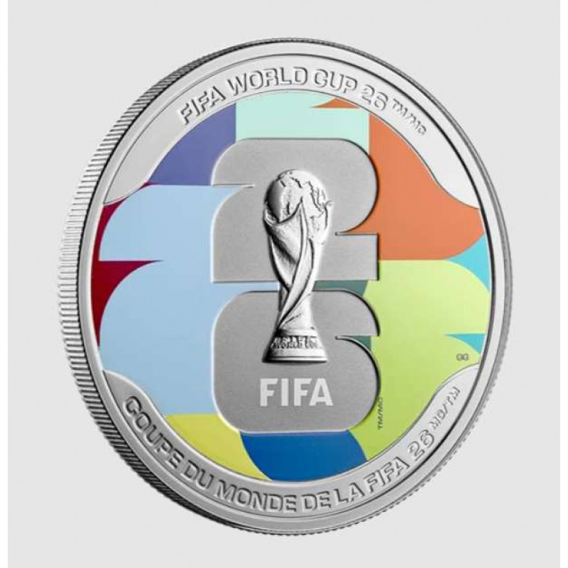 FIFA World Cup 2026 Canada We Are 26 Silver 1 oz. Coin GOLD AND SILVER BULLION
