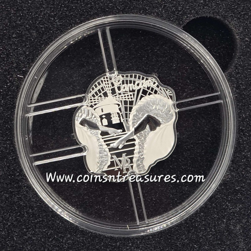 France 2026 Moulin Rouge Colored Shaped silver Proof coin WORLD COINS