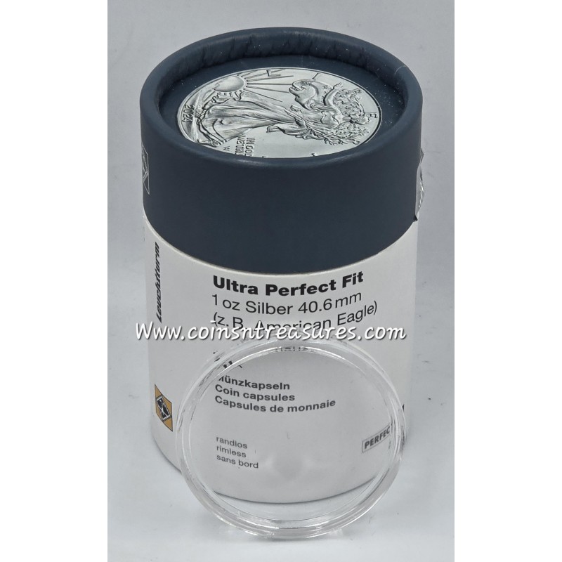 ULTRA PERFECT FIT premium coin capsules 40.6 mm American Eagle ACCESSORIES & SUPPLIES