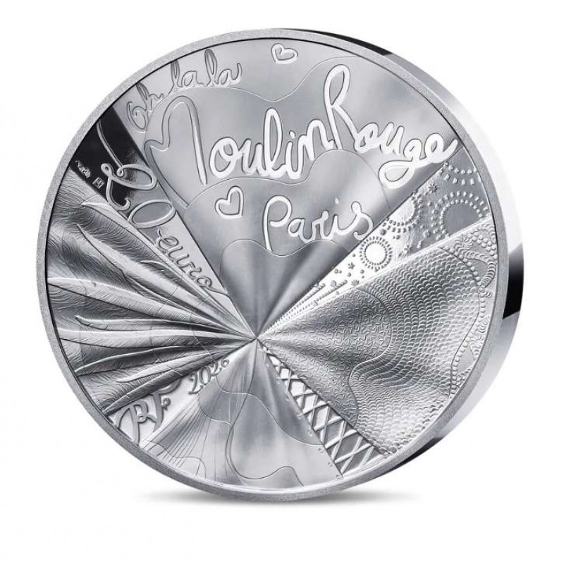 France 2026 Moulin Rouge 1 oz .999 silver Proof coin WORLD COINS