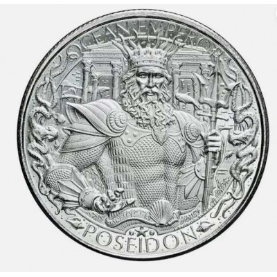 Mason Mint Poseidon Atlantis 1 oz Silver Round Coin