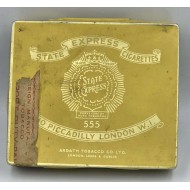 Cyprus Vintage 1950's 555 Cigarettes metal Tin box England Import