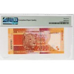 South Africa 200 Rand 2012 Banknote P137a PMG 67 EPQ LEOPARD WORLD BANKNOTES