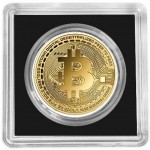 Bitcoin 1/1000 Oz Gold Coin in box + coa GOLD AND SILVER BULLION